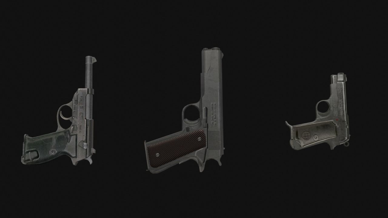 Fps Weapon Pack Low-poly 3D model_20