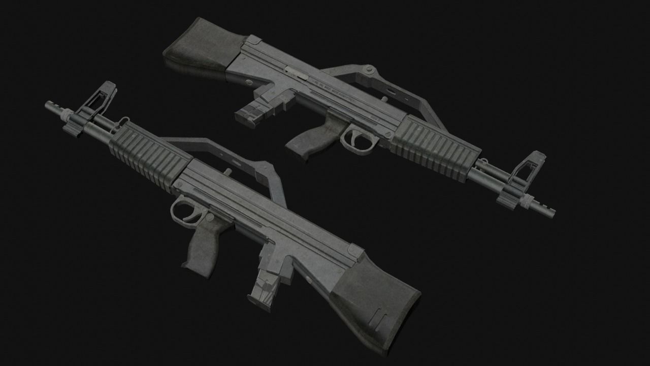 Fps Weapon Pack Low-poly 3D model_4