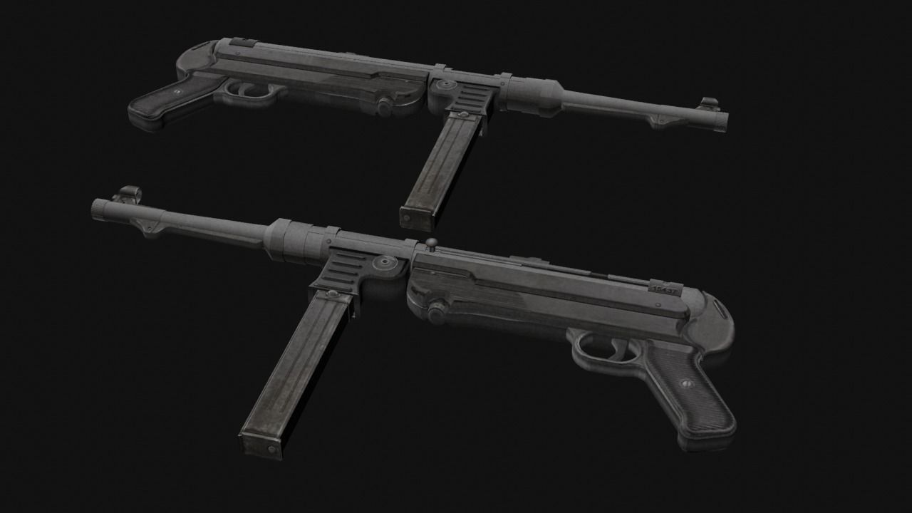 Fps Weapon Pack Low-poly 3D model_5