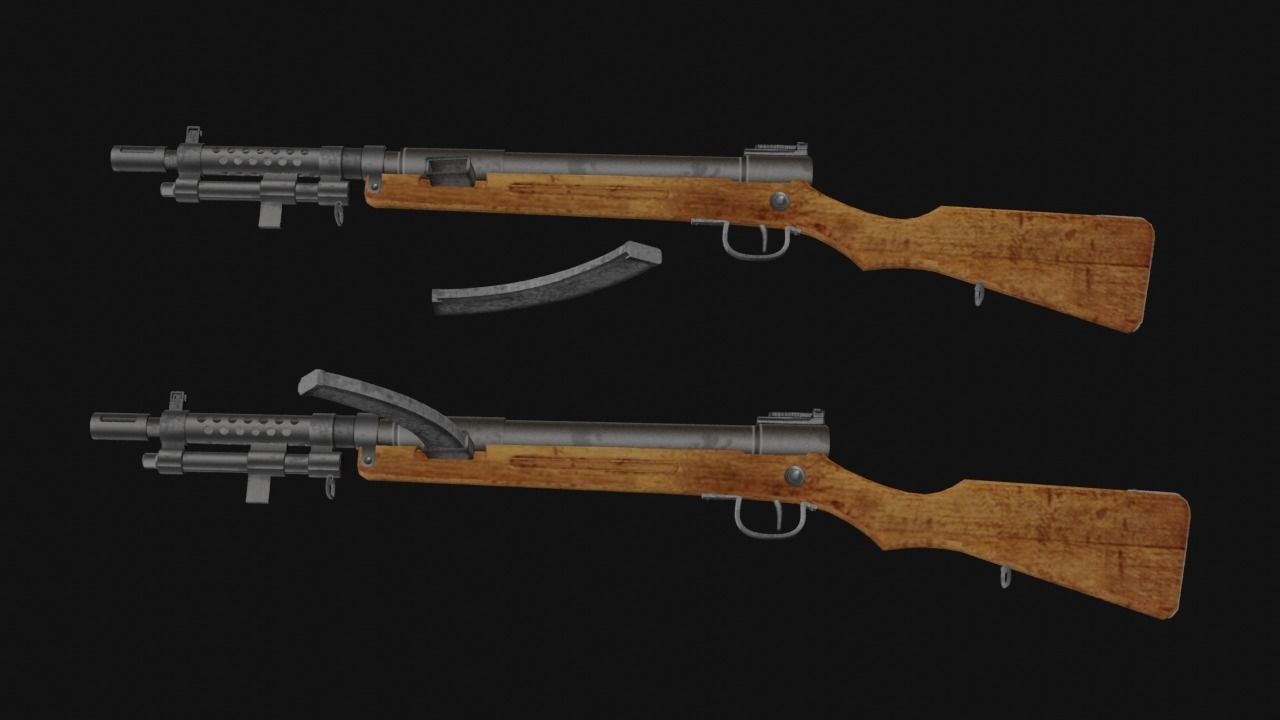 Fps Weapon Pack Low-poly 3D model_15