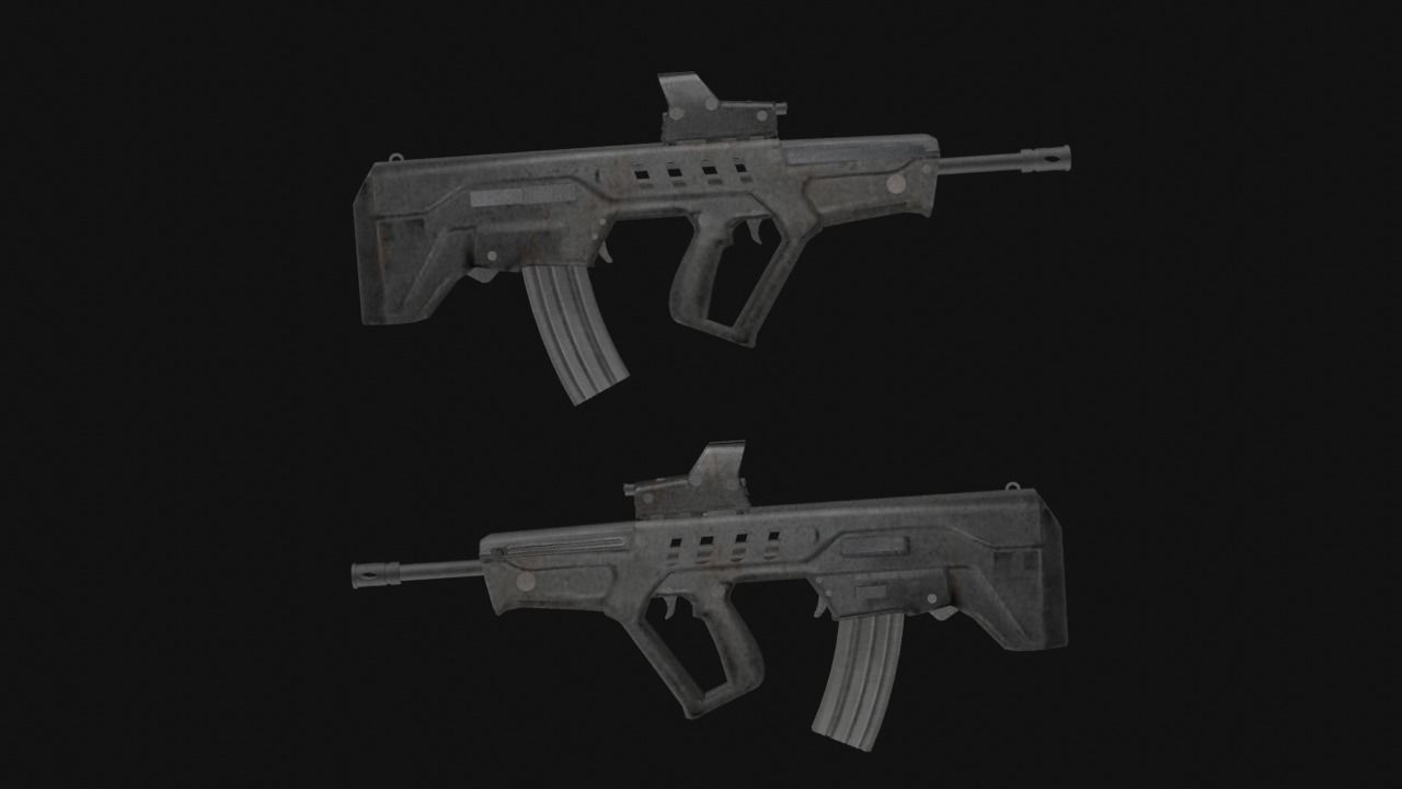 Fps Weapon Pack Low-poly 3D model_22