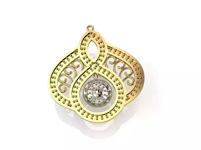 10 LATEST GOLD DIAMOND PENDANT FOR WOMEN 3DM DETAILS