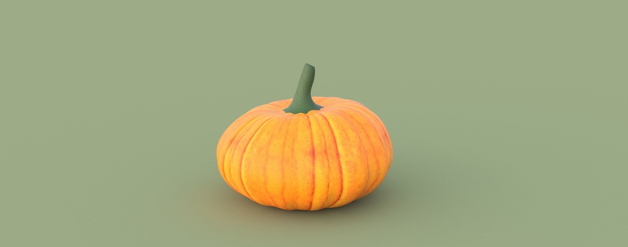 Pumpkin 3D model_2