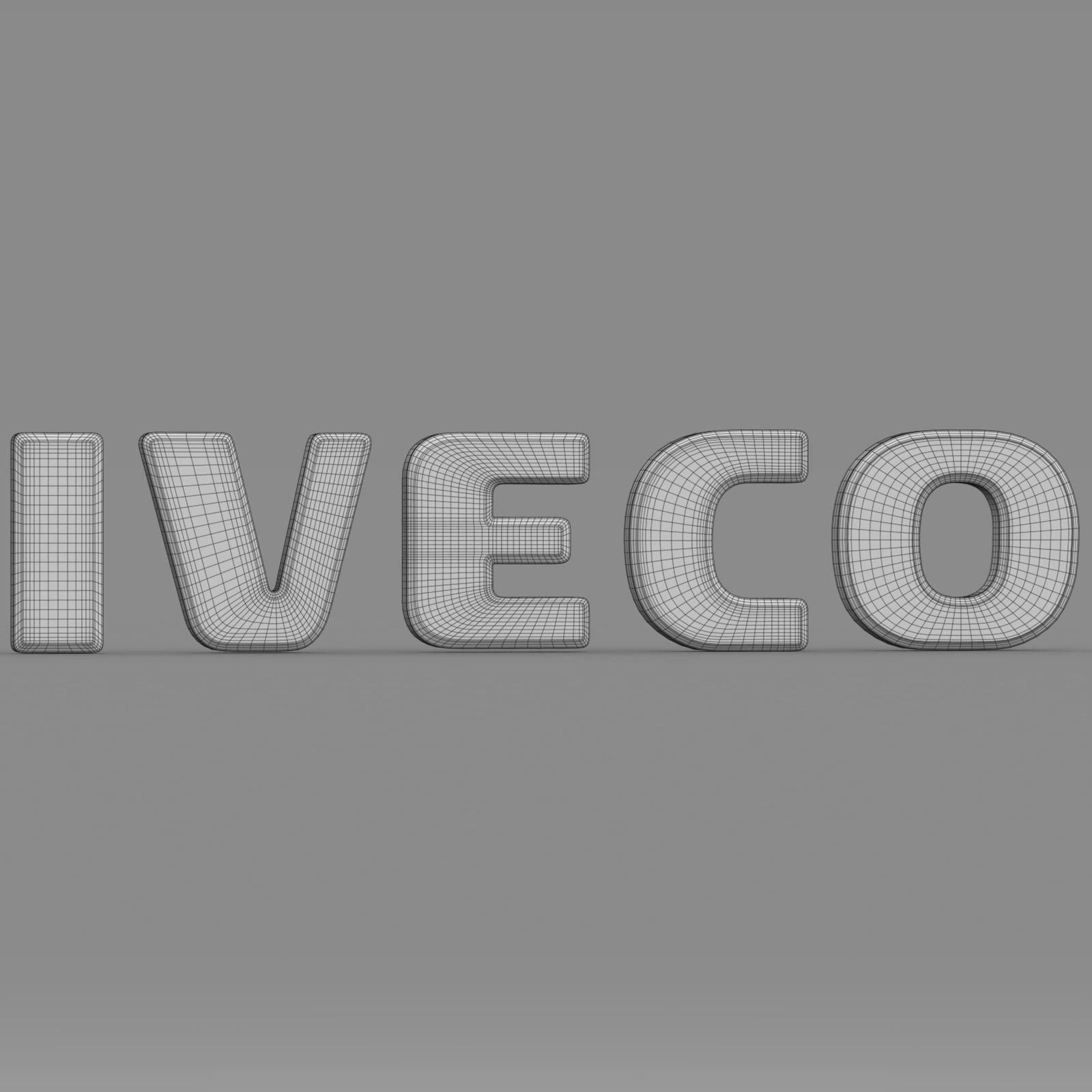 iveco logo 3D model_6