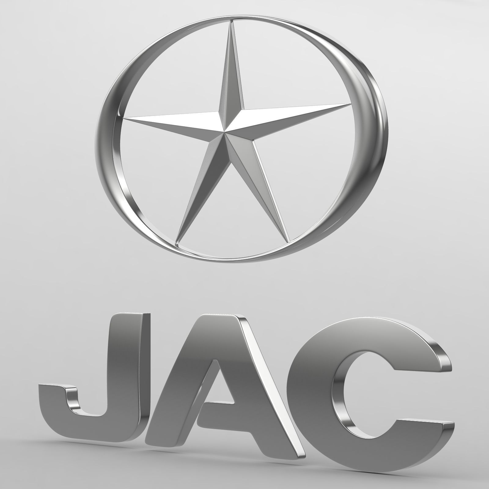 jac logo 3D model_2