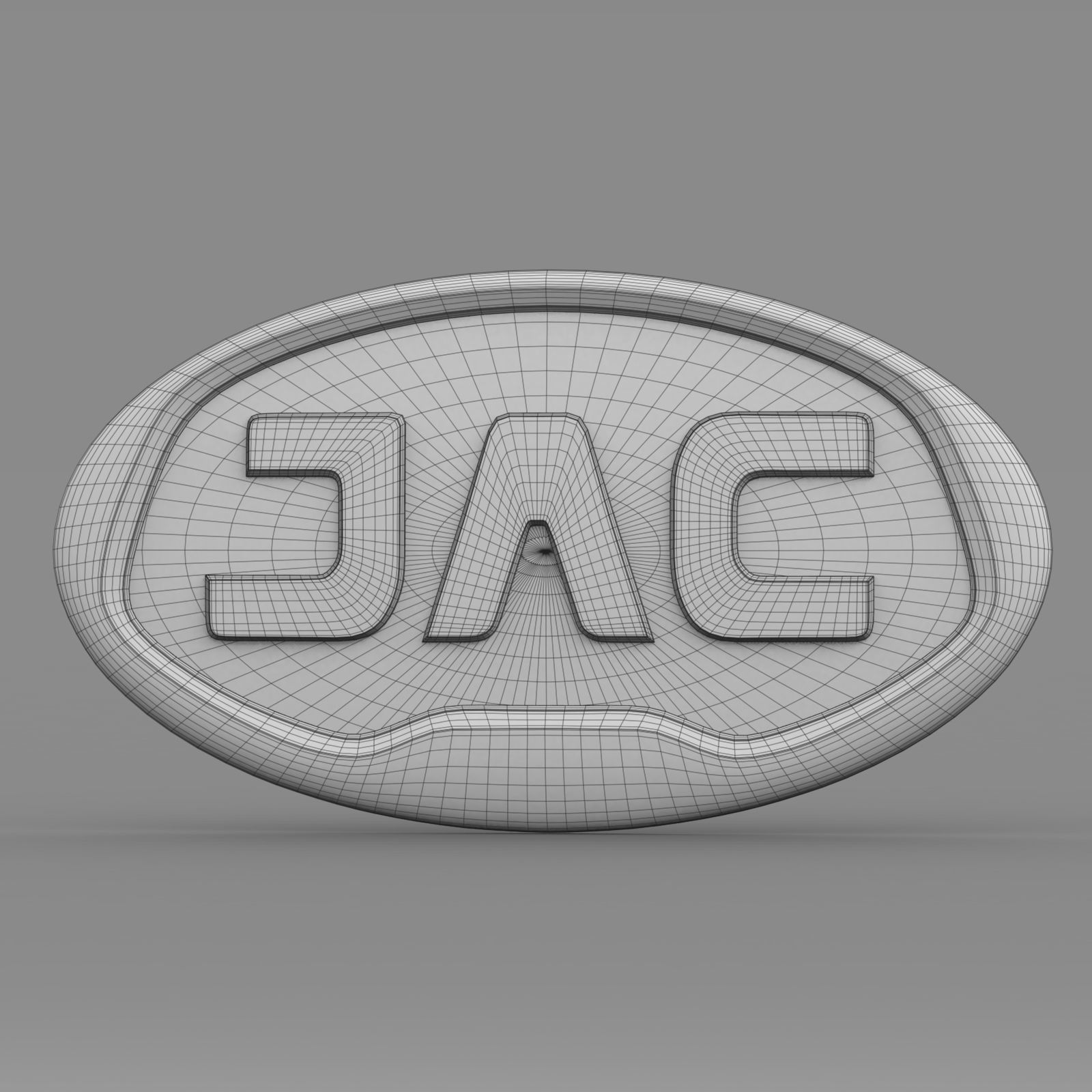jac logo 3D model_7