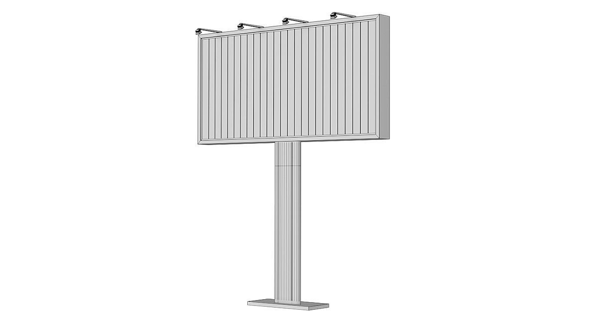 Billboards BLENDER 3D Model Cycles 3D model_7