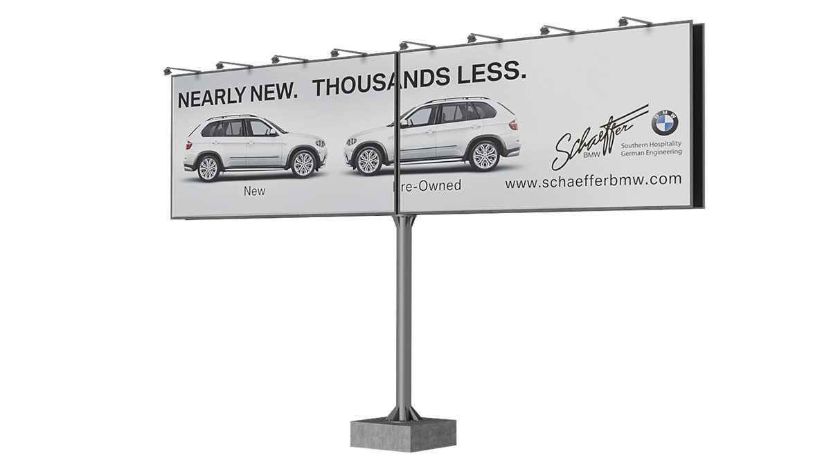 Billboards BLENDER 3D Model Cycles 3D model_16