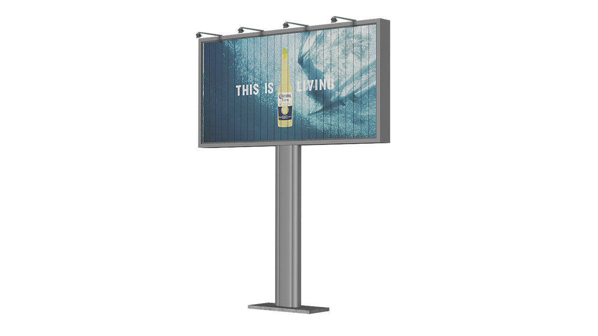 Billboards BLENDER 3D Model Cycles 3D model_2
