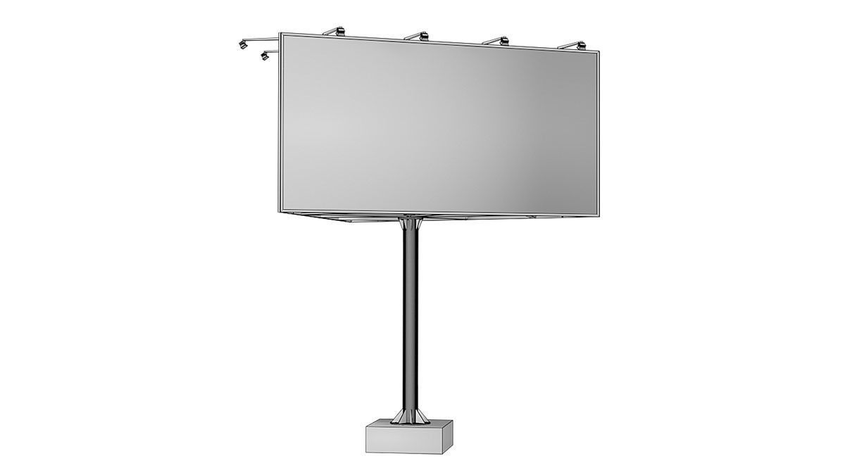 Billboards BLENDER 3D Model Cycles 3D model_12