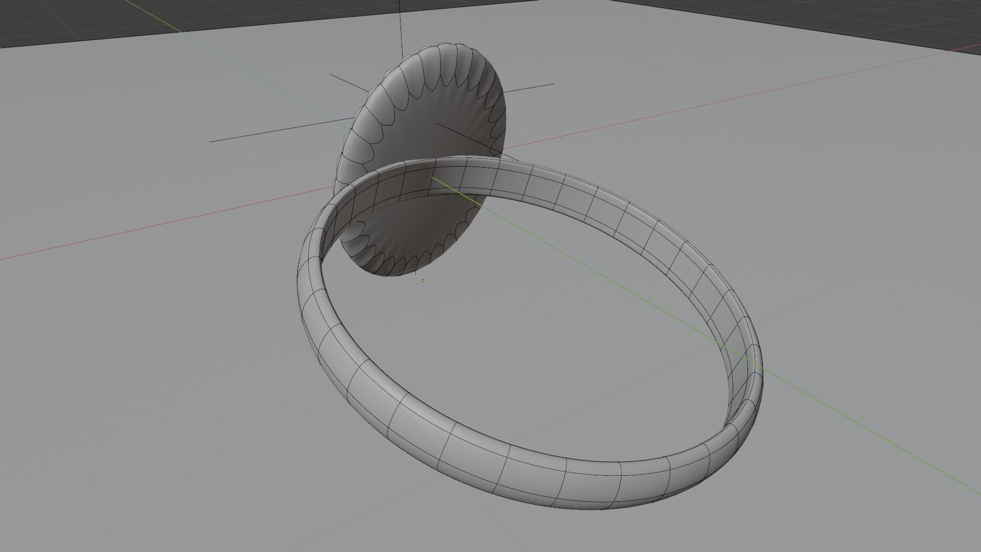 Photorealistic Ring Free low-poly 3D model_3