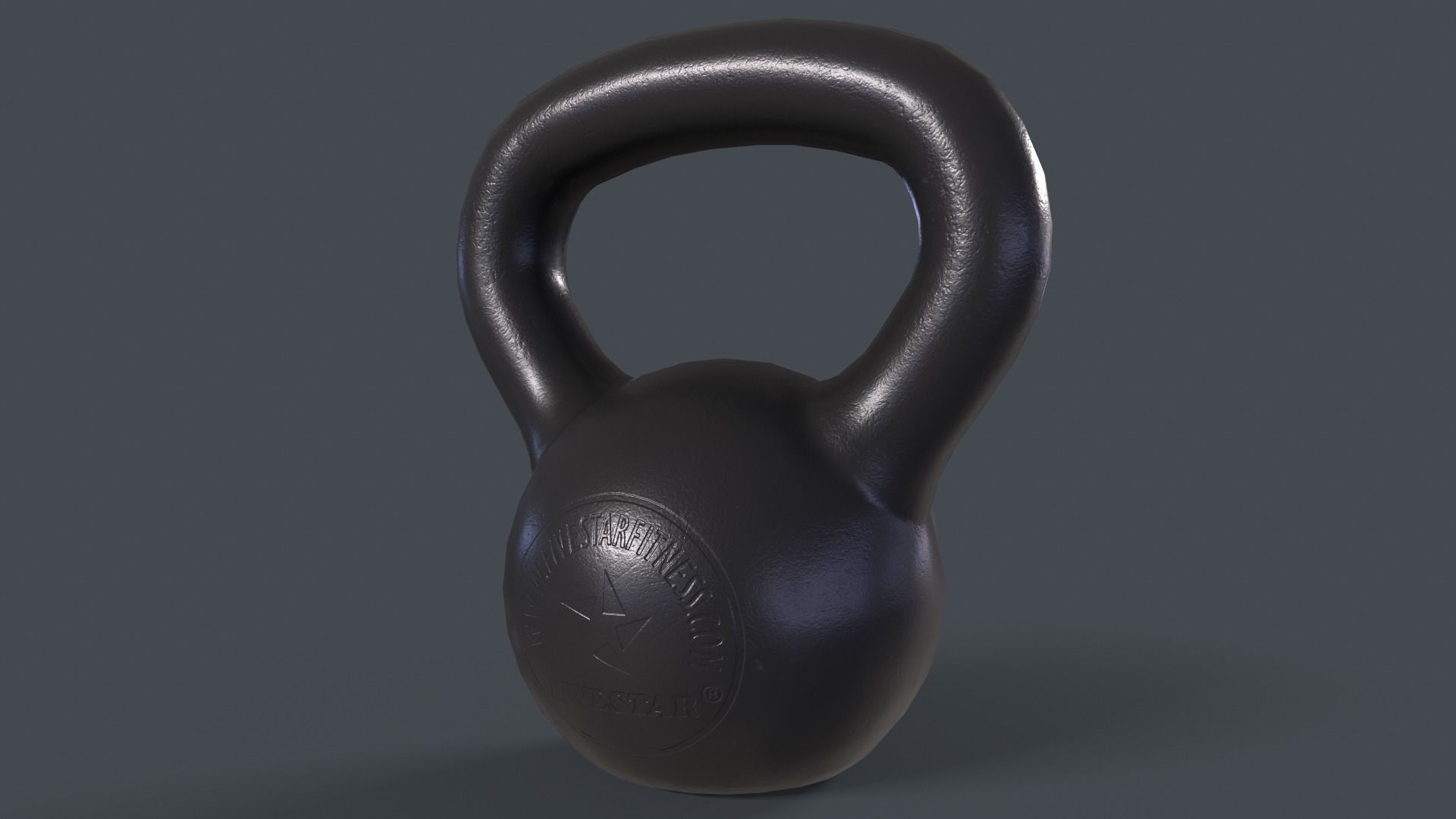 PBR 4-40KG Kettlebell - V2 Low-poly 3D model_18