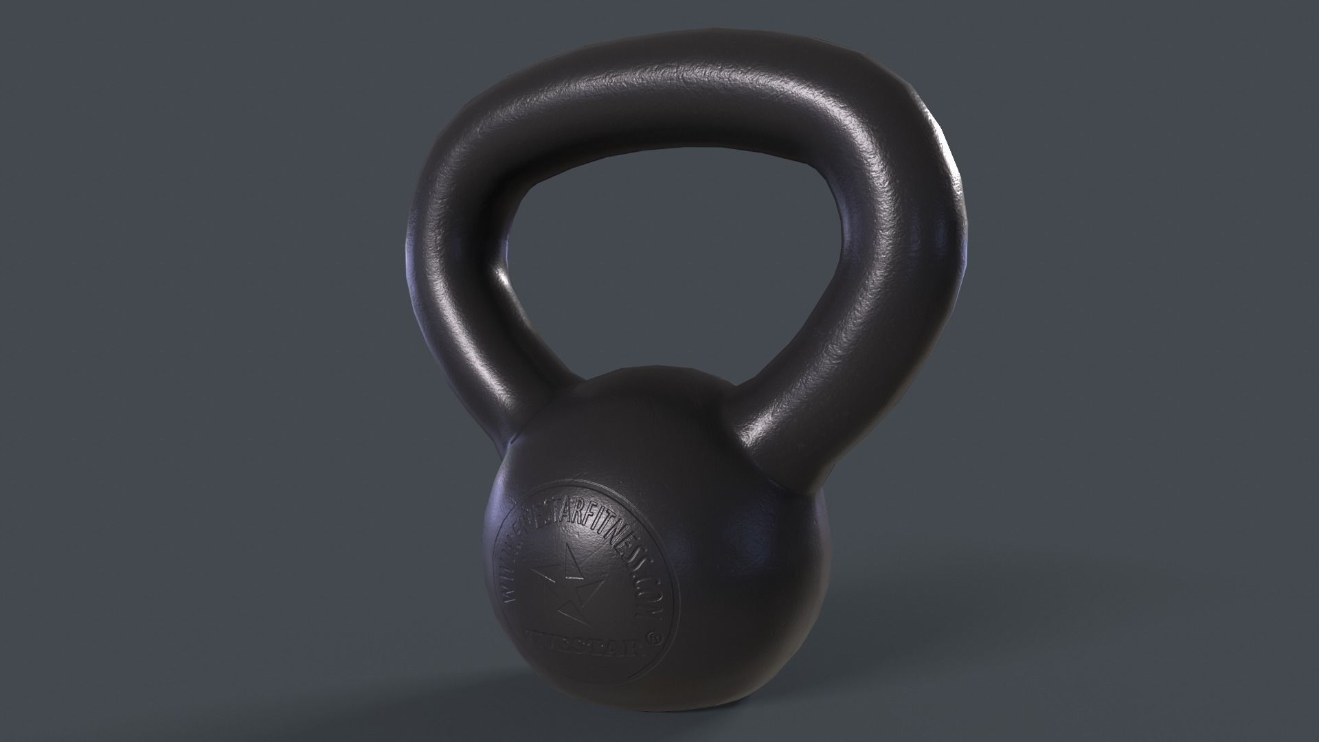 PBR 4-40KG Kettlebell - V2 Low-poly 3D model_10
