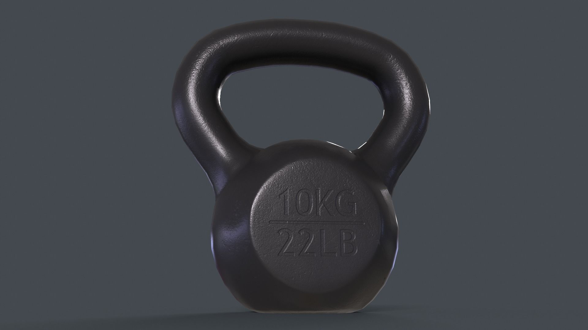 PBR 4-40KG Kettlebell - V2 Low-poly 3D model_20