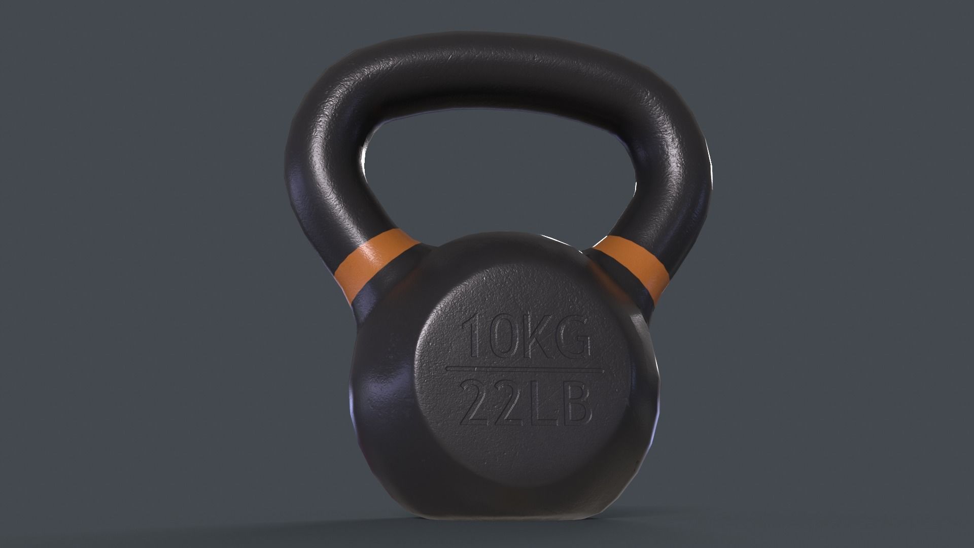 PBR 4-40KG Kettlebell - V2 Low-poly 3D model_21