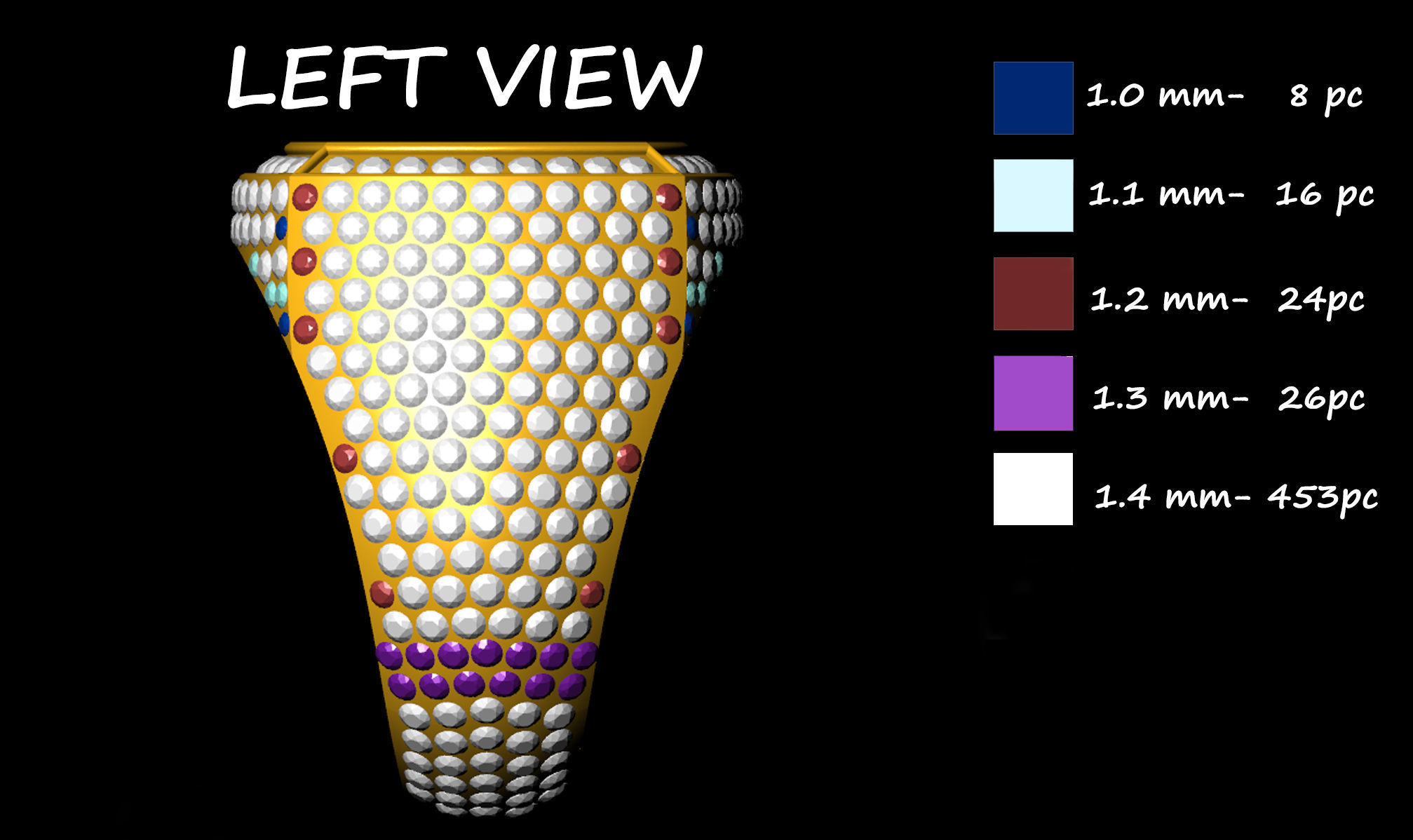 Cushion Shape Champions Diamond Ring  3D print model_10