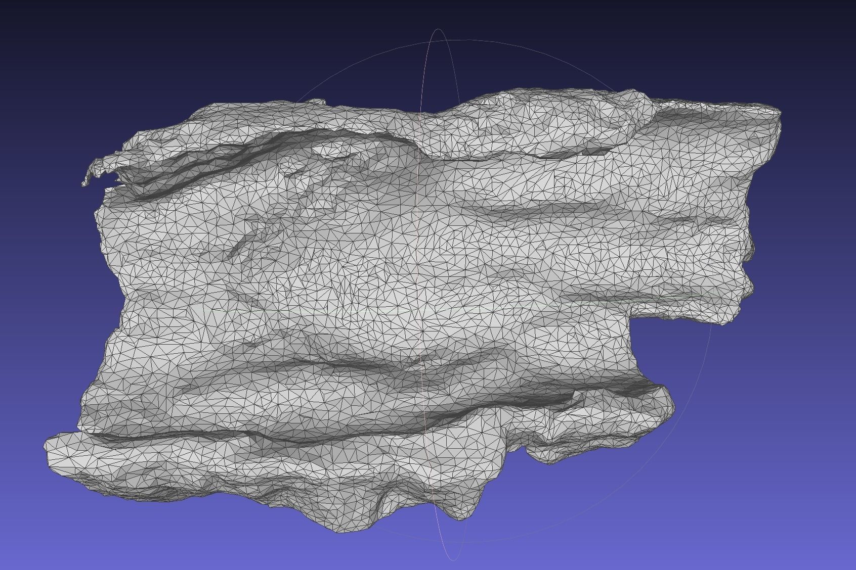 Photoscan Concave Bark 3D model_3