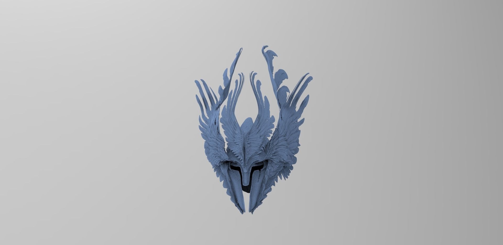 Angel Helmet scar 3D model_1