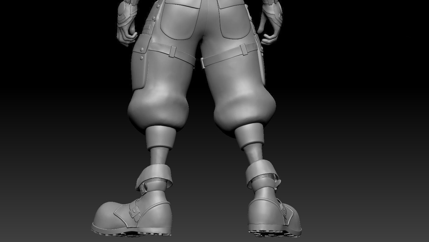 Kingdom Hearts III - Sora 3D print model_6