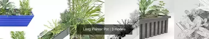 Long Planter Pot