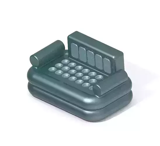 Classic Inflatable Sofa 3D print model