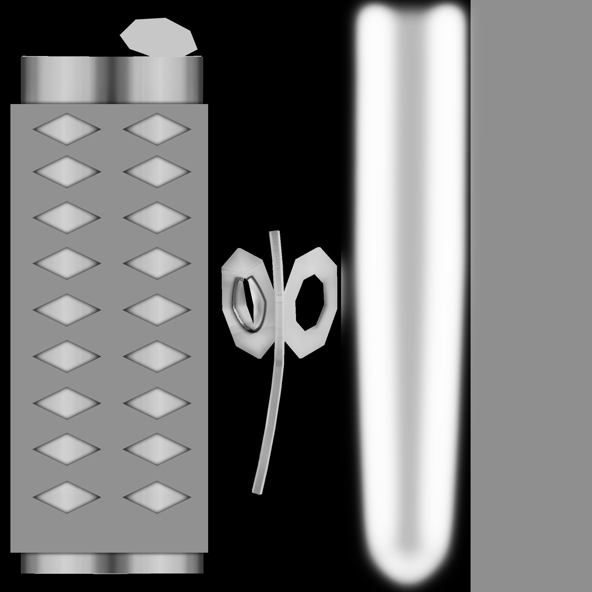 Katana Sword Low-poly 3D model_6