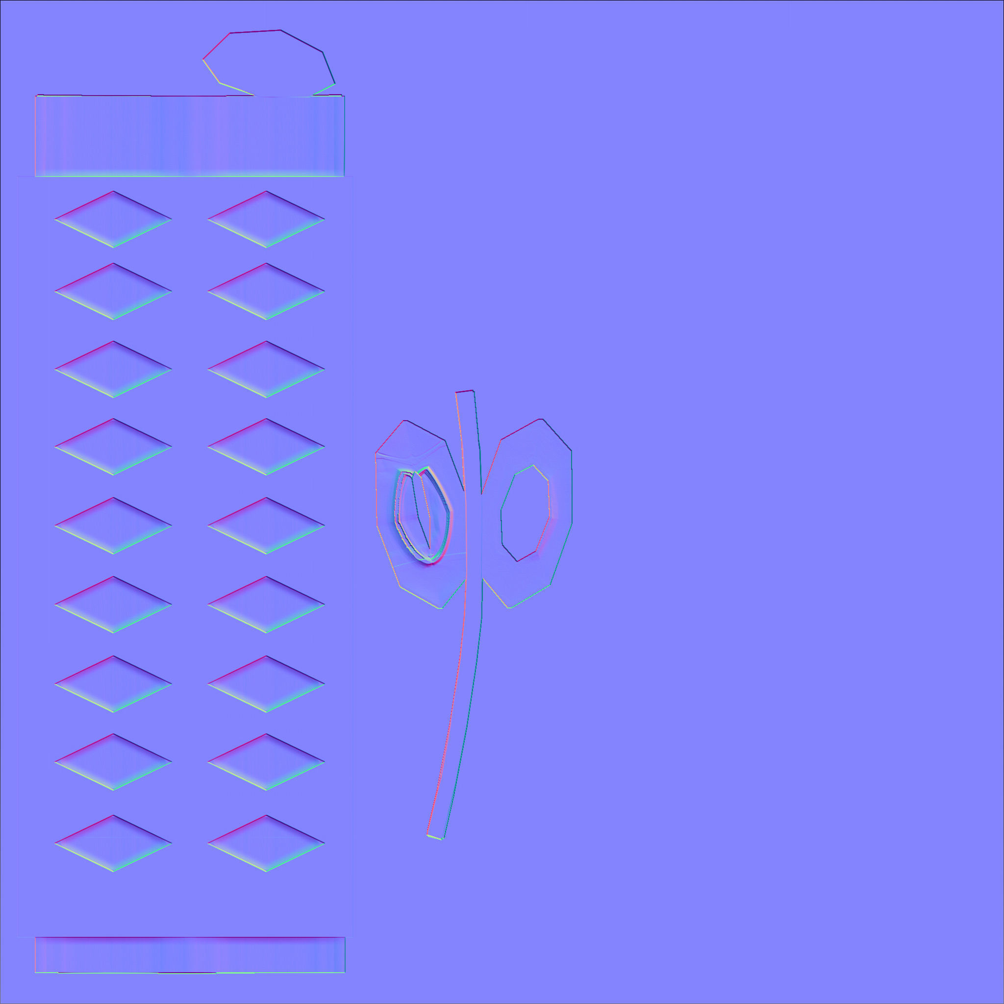 Katana Sword Low-poly 3D model_5