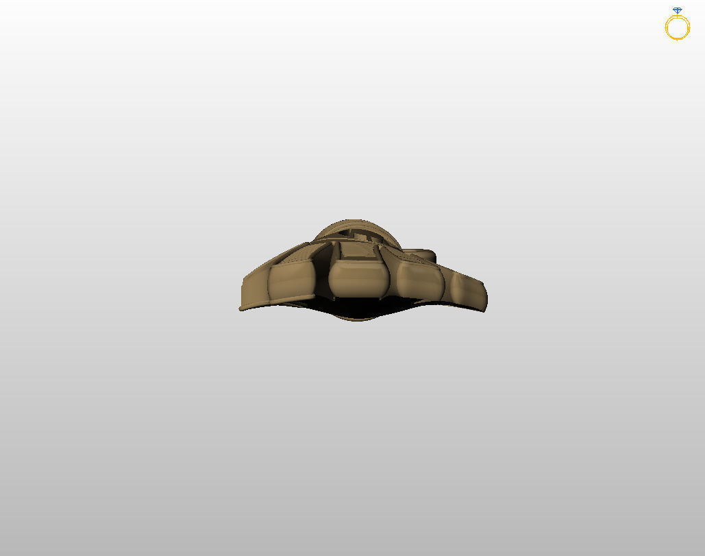 Goalkeeper Glove pendant 3D print model_18