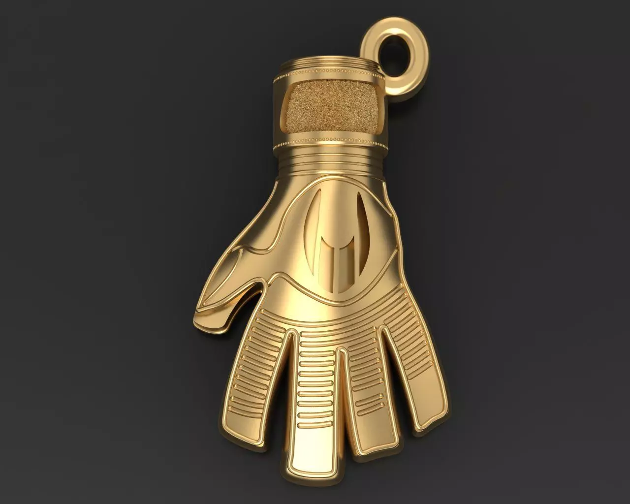 Goalkeeper Glove pendant 3D print model_0