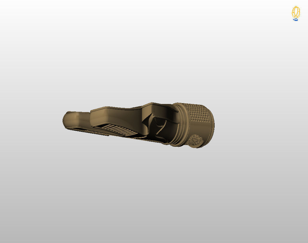 Goalkeeper Glove pendant 3D print model_14