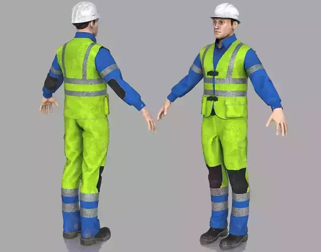 CONSTRUCCION WORKER 3D model