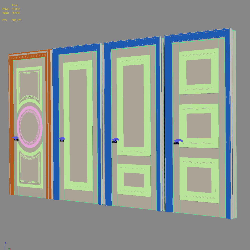Door Union Valensia 3D model_1