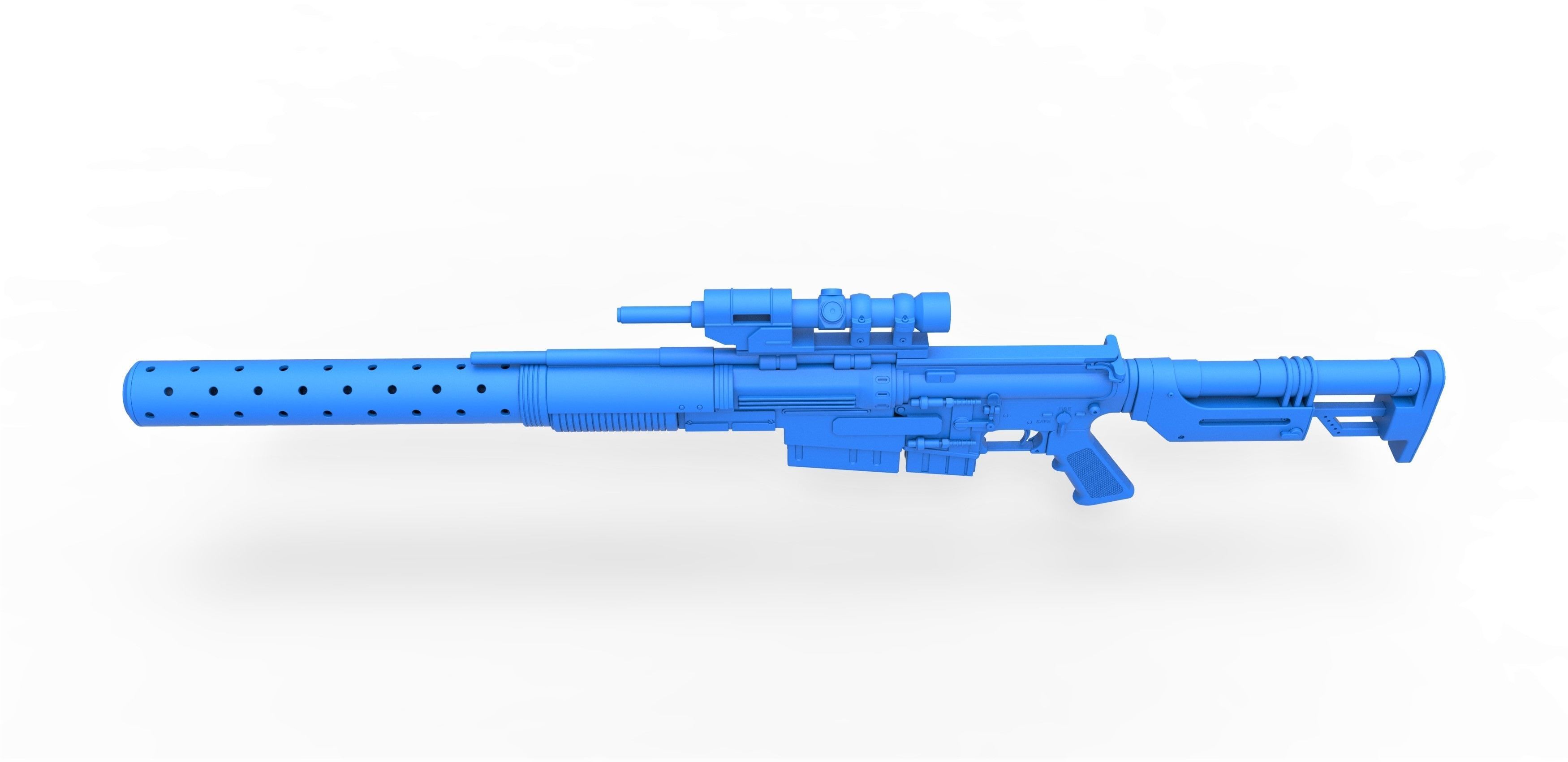 Sniper Blaster rifle A300 from the movie Rogue One 2016 3D model_21