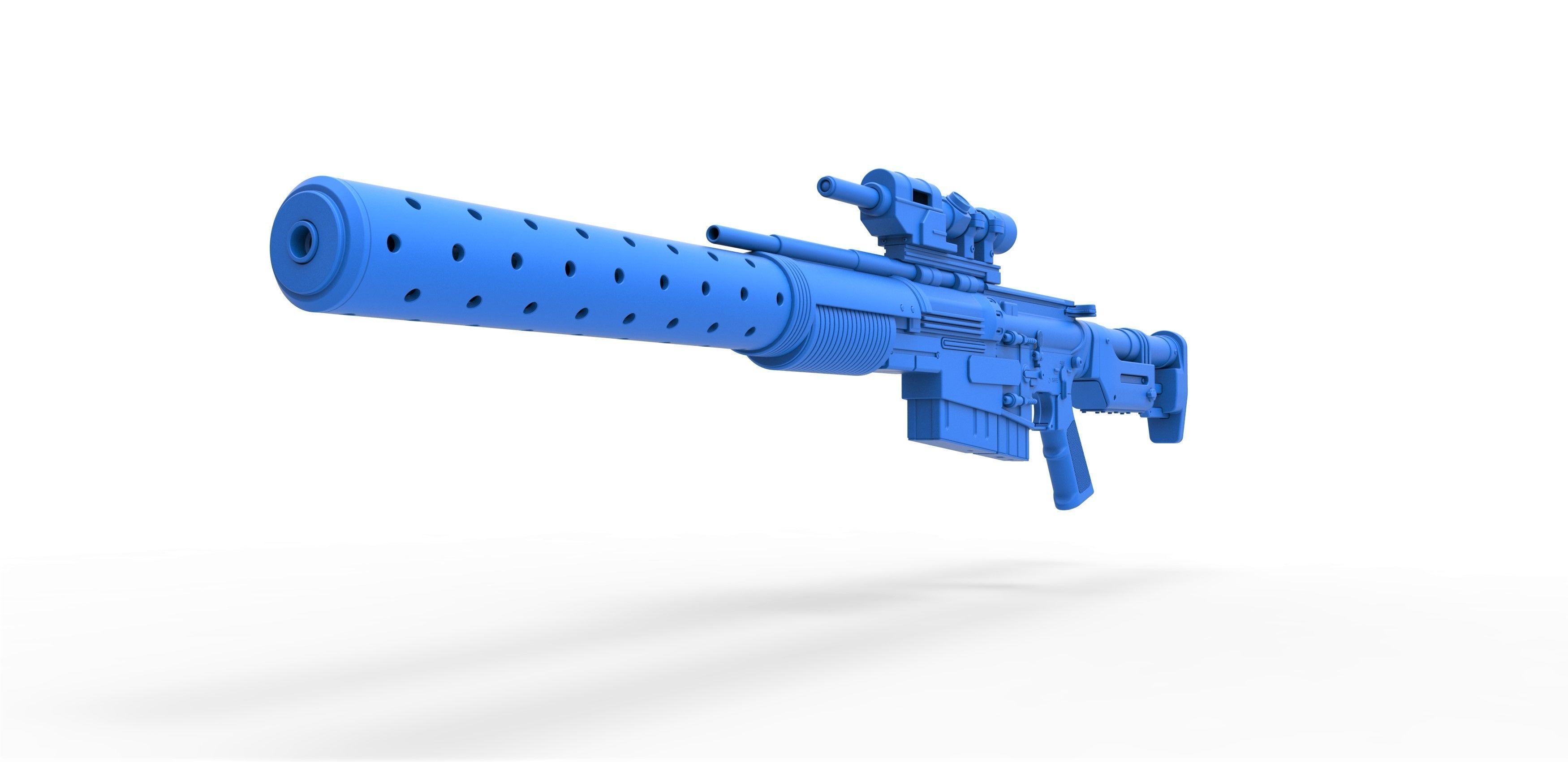 Sniper Blaster rifle A300 from the movie Rogue One 2016 3D model_18