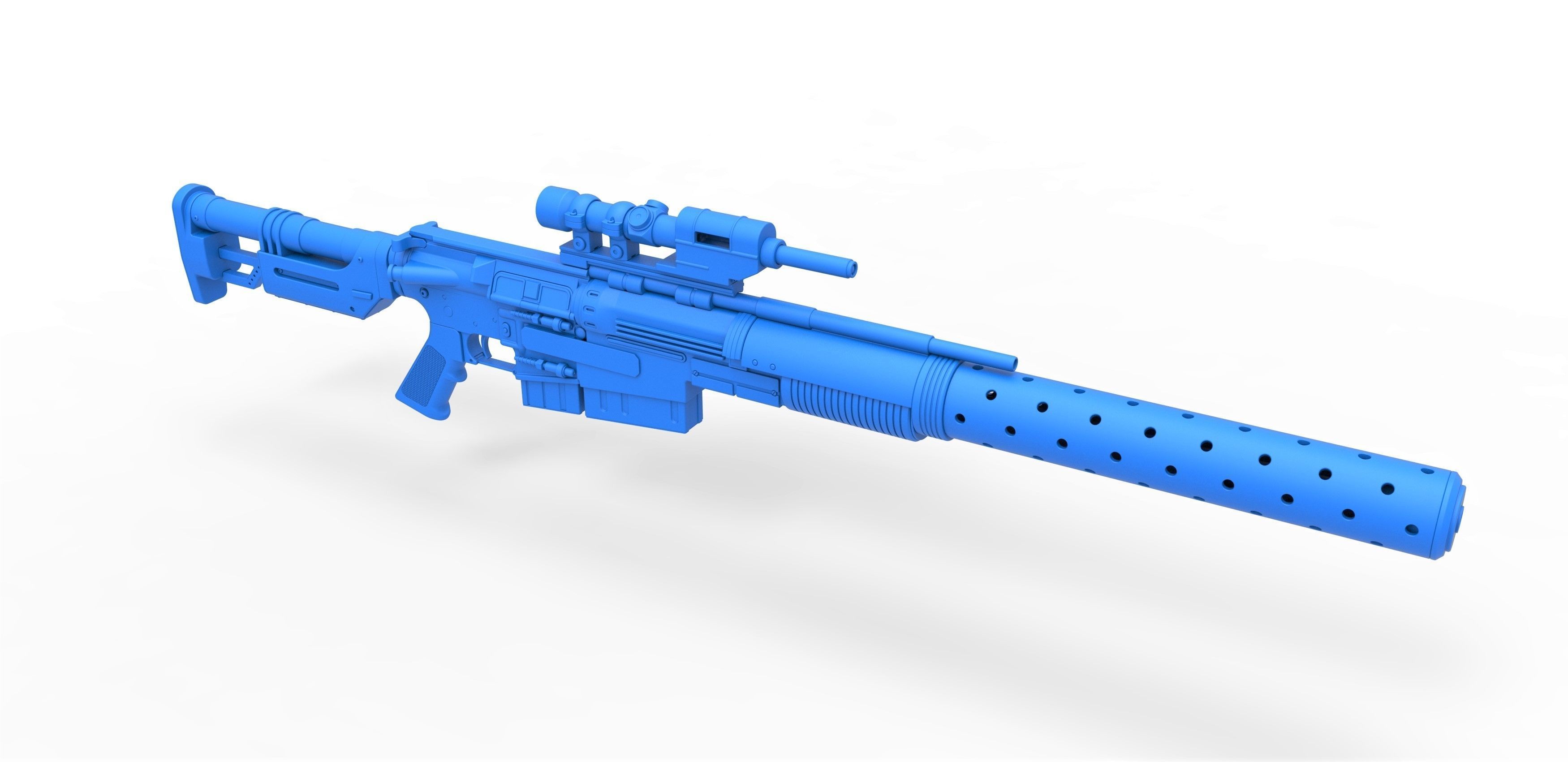 Sniper Blaster rifle A300 from the movie Rogue One 2016 3D model_28