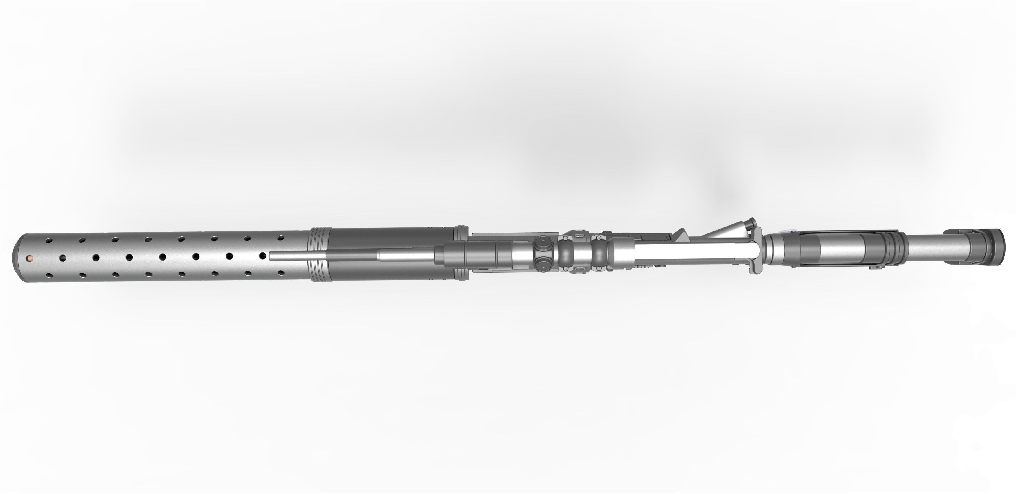 Sniper Blaster rifle A300 from the movie Rogue One 2016 3D model_8