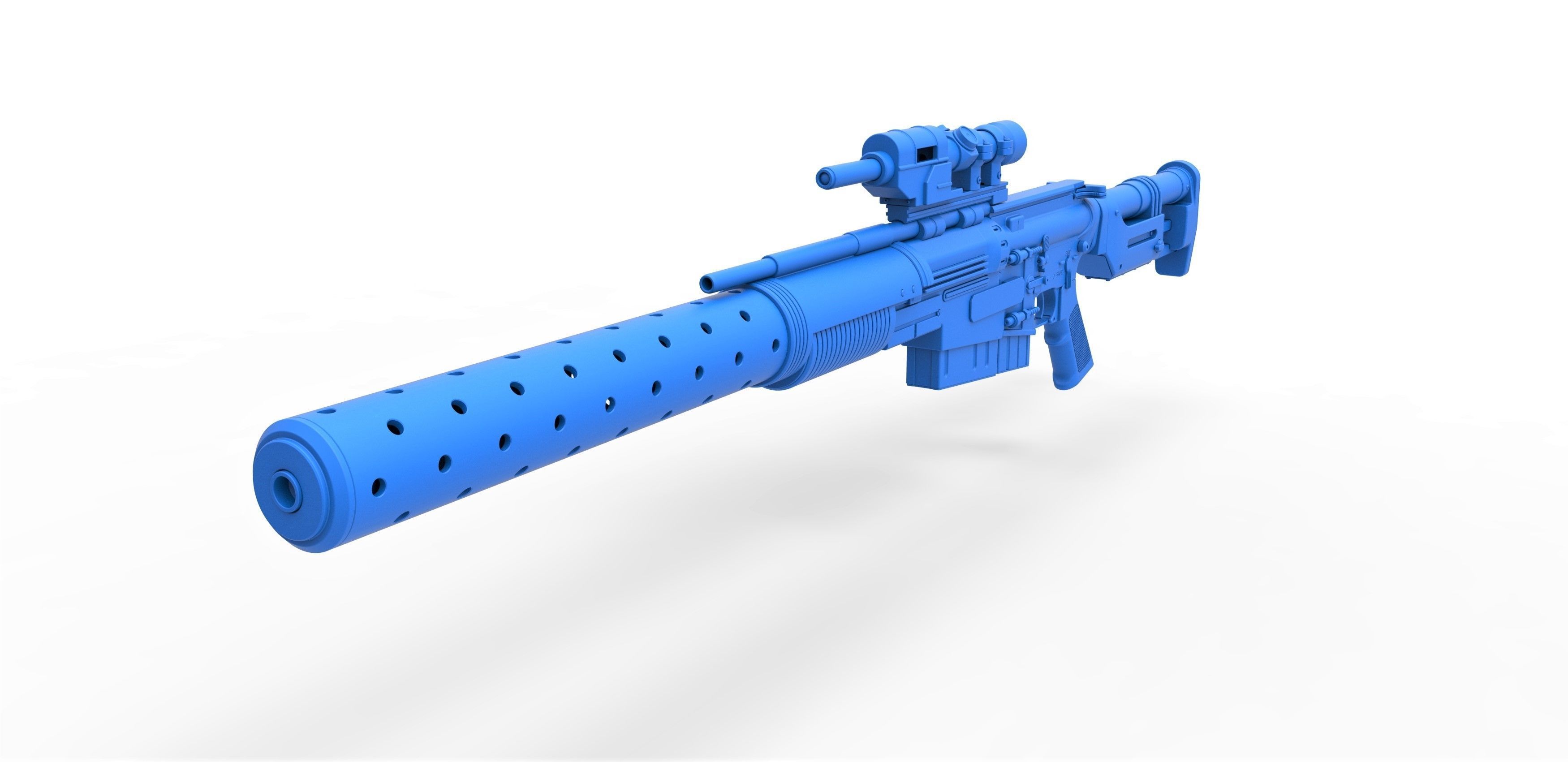 Sniper Blaster rifle A300 from the movie Rogue One 2016 3D model_17