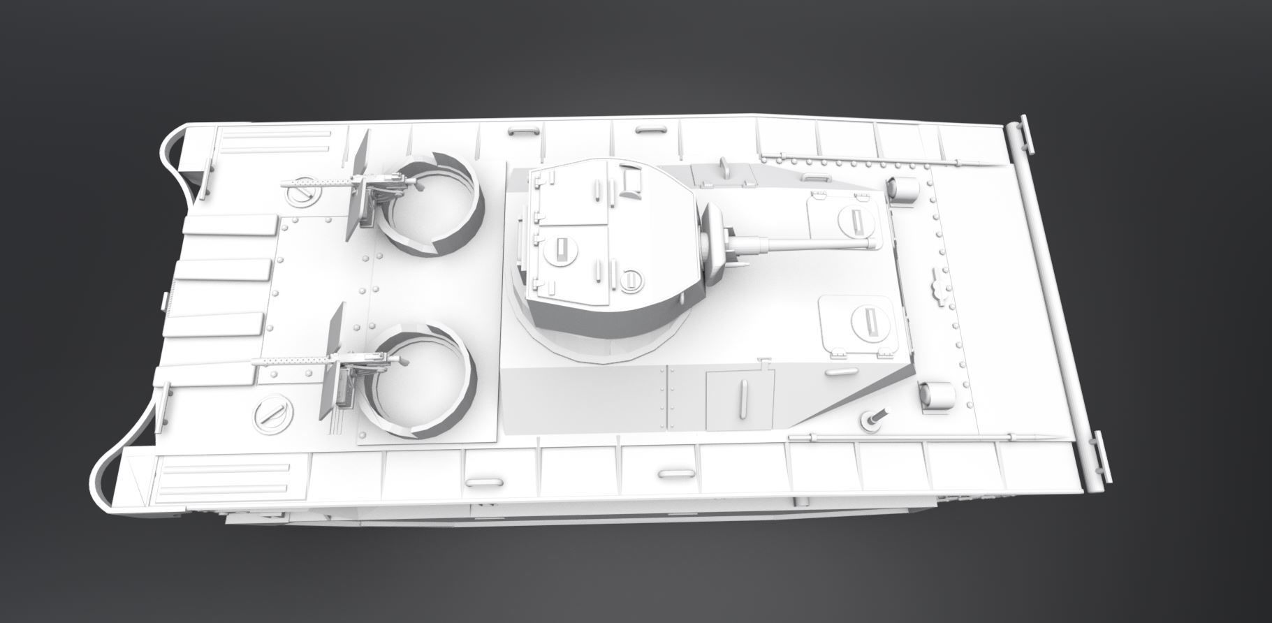 LVT A 1 Scale model 3D print model_3