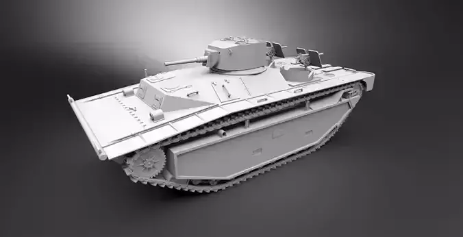 LVT A 1 Scale model 3D print model