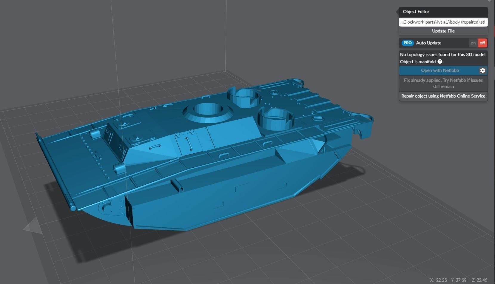 LVT A 1 Scale model 3D print model_5