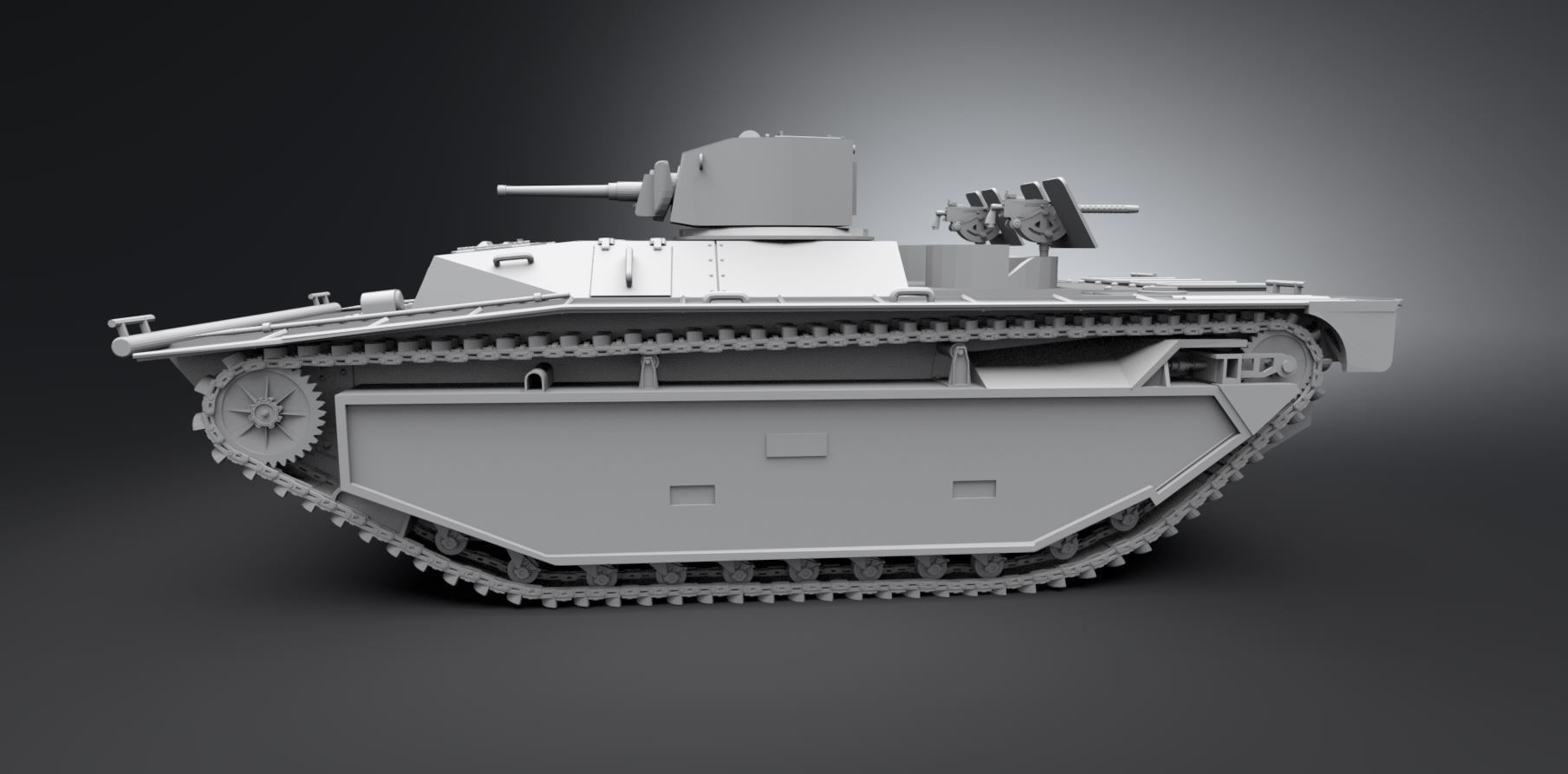 LVT A 1 Scale model 3D print model_1