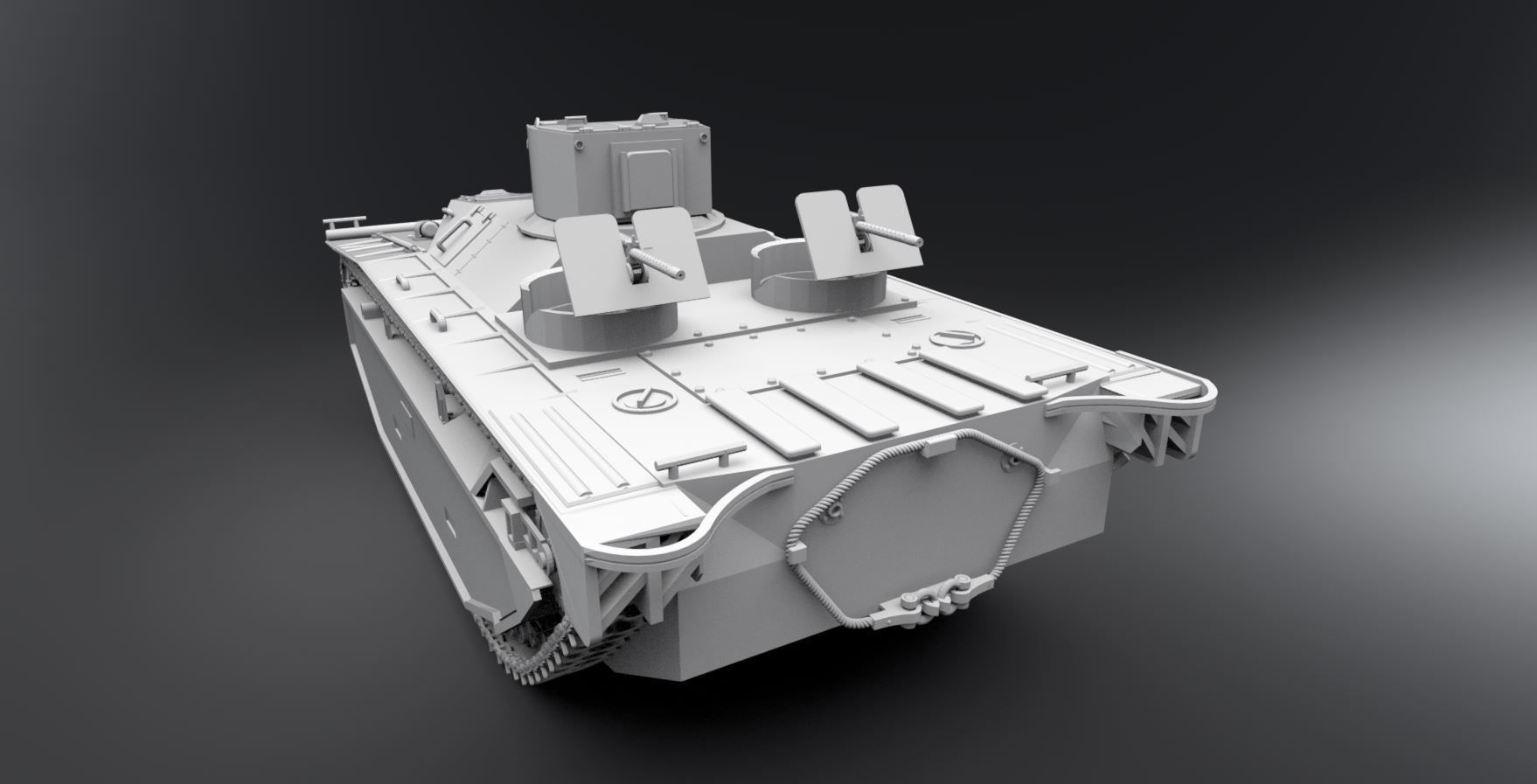 LVT A 1 Scale model 3D print model_2