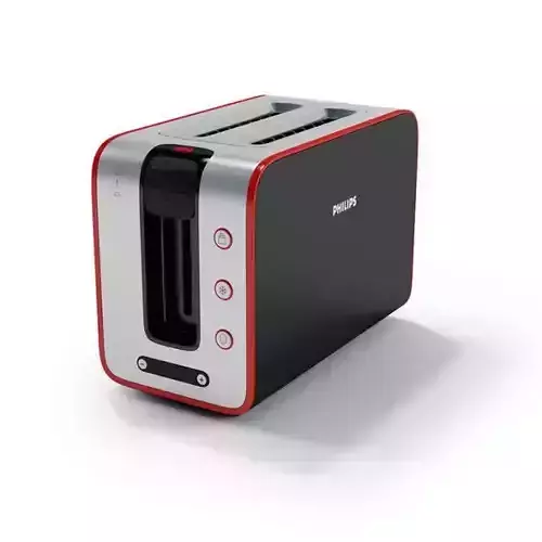 Black Modern Toaster