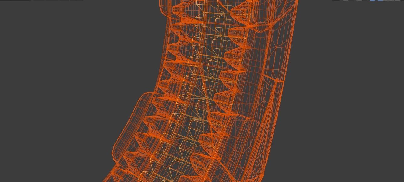 UFO Q Ship Avengers Infinity War and Endgame Low-poly 3D model_37