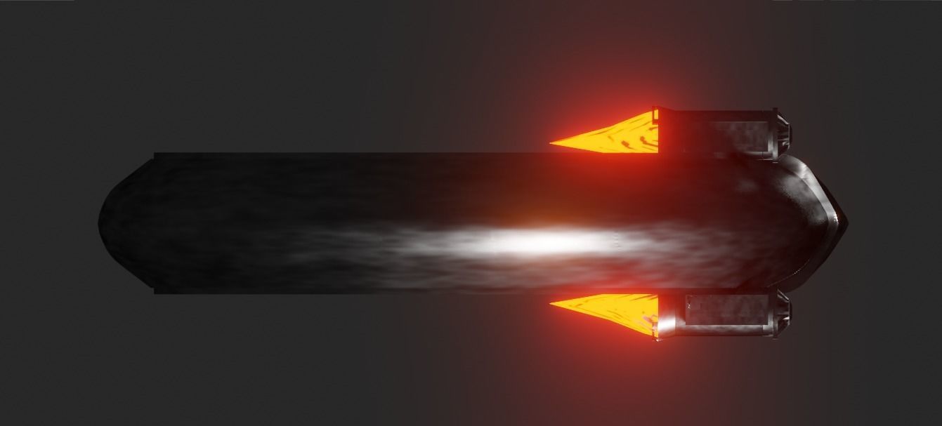 UFO Q Ship Avengers Infinity War and Endgame Low-poly 3D model_26