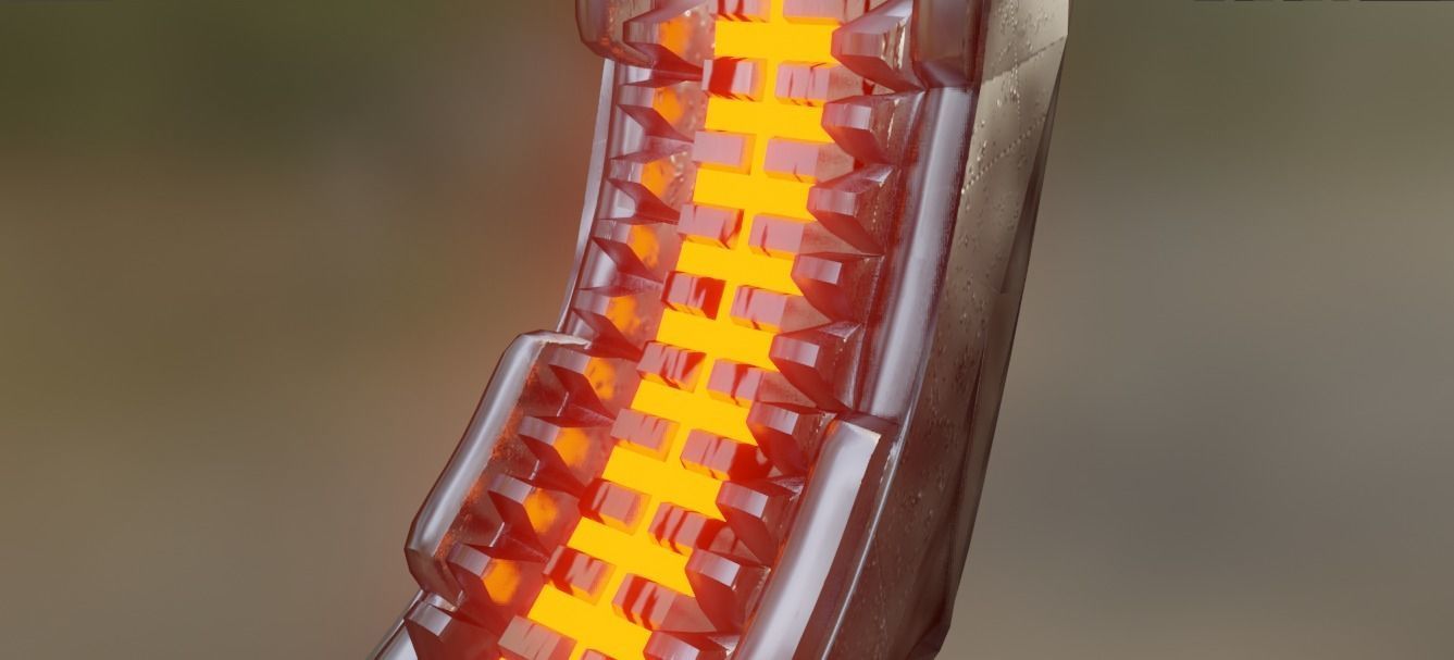 UFO Q Ship Avengers Infinity War and Endgame Low-poly 3D model_35