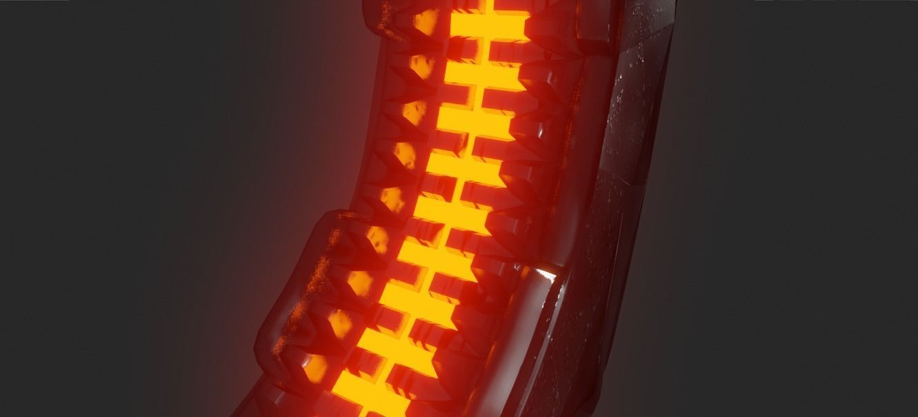 UFO Q Ship Avengers Infinity War and Endgame Low-poly 3D model_34