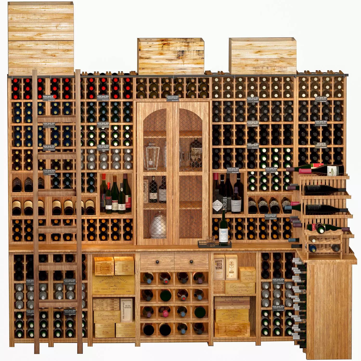 Wine Cellar 2 3D model_0