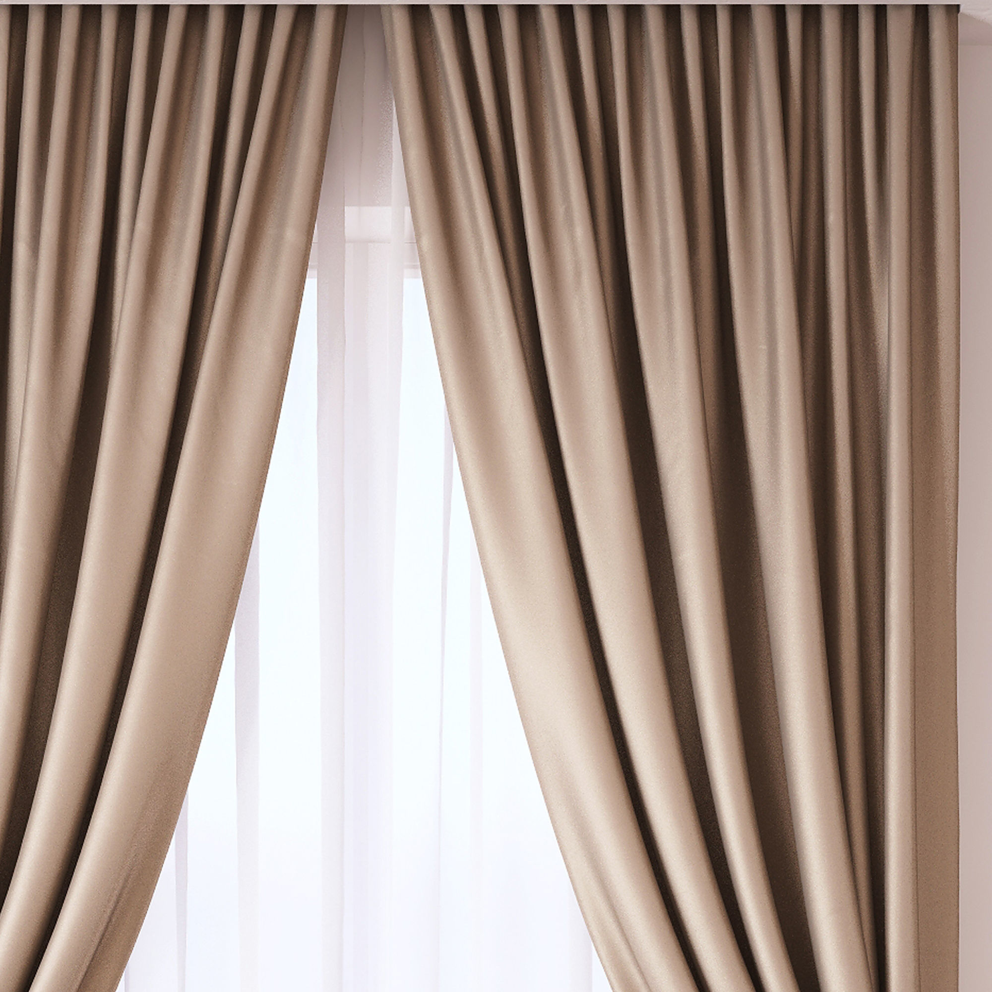 Set 46 Curtains 3D model_3