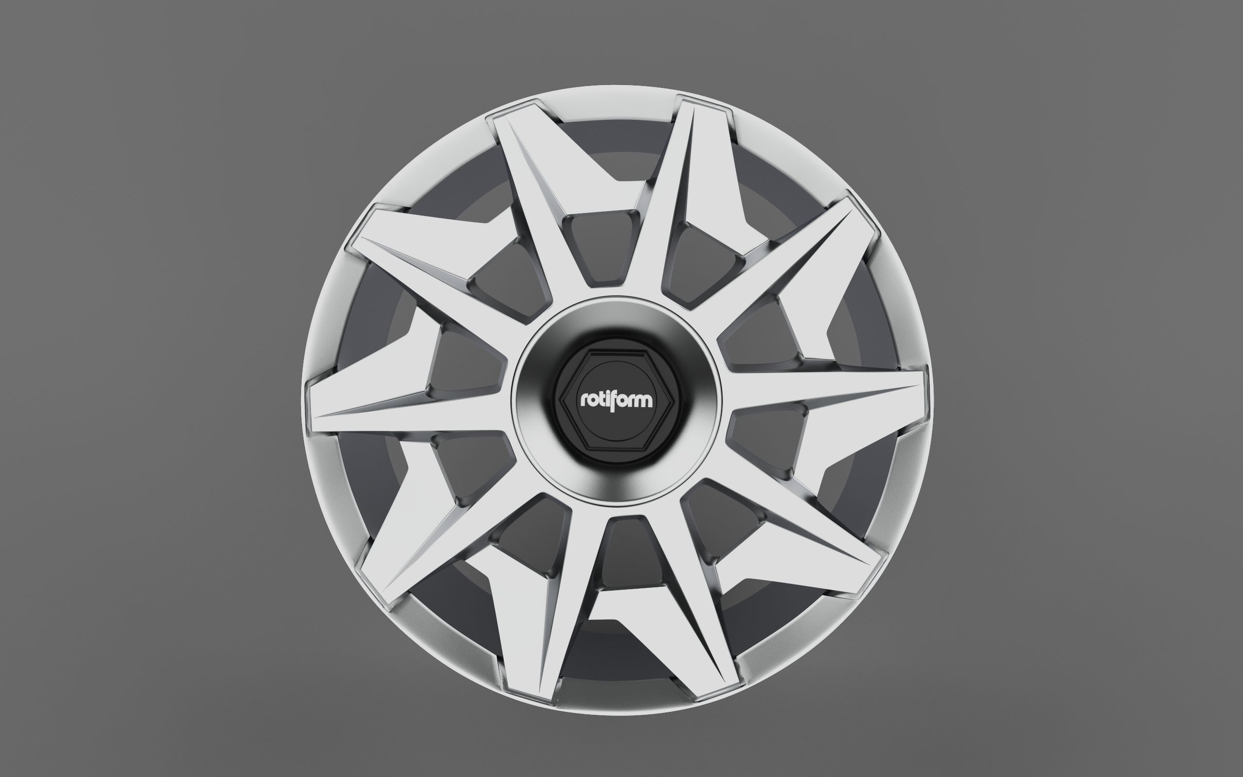 Rotiform CVT Wheel Rim Highpoly Lowpoly 3D print model 3D print model_3